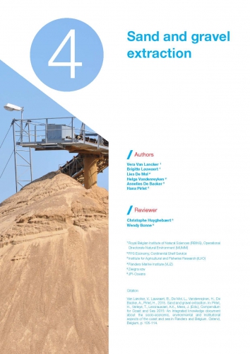 Sand and gravel extraction