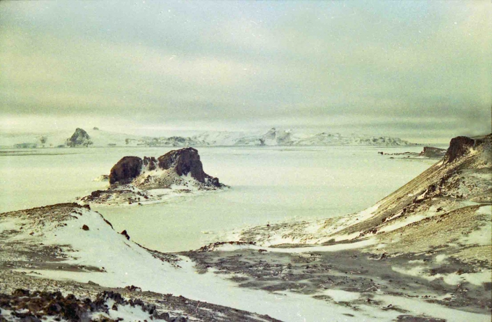 Albatross Island in the winter 2