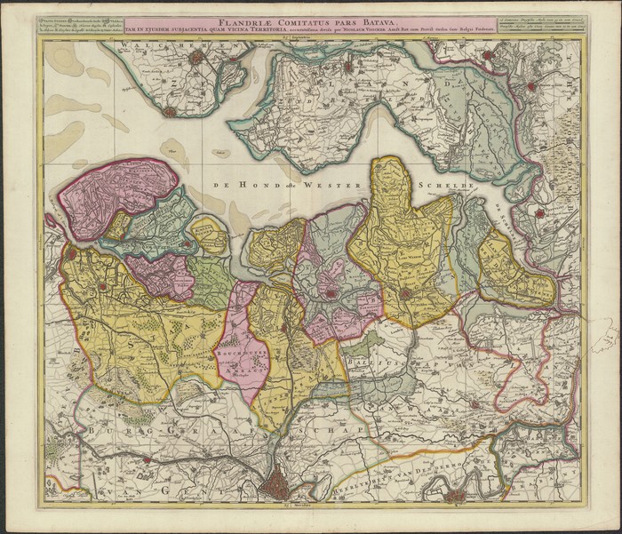 Flandriae comitatus pars Batavia (1660)