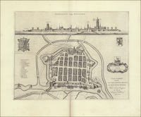 Toonneel der steden van 's Konings Nederlanden, met hare beschrijvingen, Uytgegeven by Joan BlaeuNeoportus vernacule Nieuport