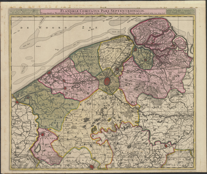 Flandriae comitatus pars septentrionalis (1660)