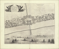 Toonneel der steden van 's Konings Nederlanden, met hare beschrijvingen, Uytgegeven by Joan BlaeuPlan du Fort Mardick et de ses attacques, en l'an 1648…
