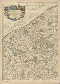 Le Comtde Flandres divis en ses chastellenies, balliages etc (A) (1720)