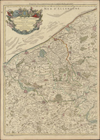 Le Comté de Flandres divisés en ses chastellenies, balliages etc (A) (1720)