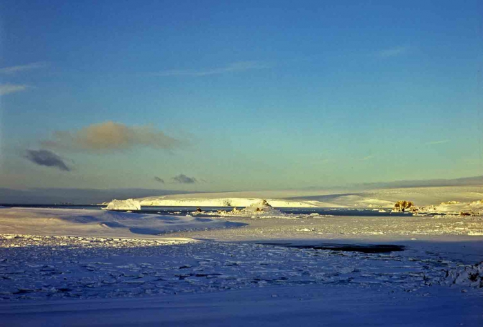 Geologist Island & Nelson in the early spring