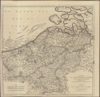 Caarte van t' Graafschap Vlaanderen opgestelt na verscheyde stukken op de plaatsen geteekent en door sterrekundige waarnemingen bevestigt = Carte du Comté de Flandre…