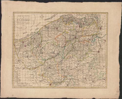 Nouvelle carte de la province de Flandre (1793) Nouvelle carte de la province de Flandre (1793)