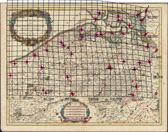 Flandre Espagnole et Flandre Hollandoise (1674)