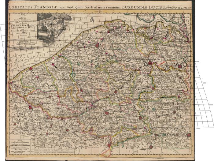 Comitatus Flandriae tam orientalis quam occidentalis ad usum serenissimi Burgundiae ducis (1720)