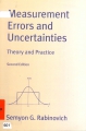 Measurement errors and uncertainties: theory and practice