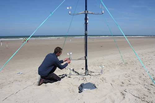 Monitoring campaign aeolian sand transport