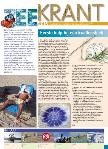 Zeekrant 2016: jaarlijkse uitgave van het Vlaams Instituut voor de Zee en de Provincie West-Vlaanderen Zeekrant 2016: jaarlijkse uitgave van het Vlaams Instituut voor de Zee en de Provincie West-Vlaanderen