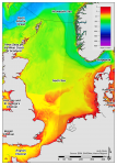 Bathymetry of the North Sea
