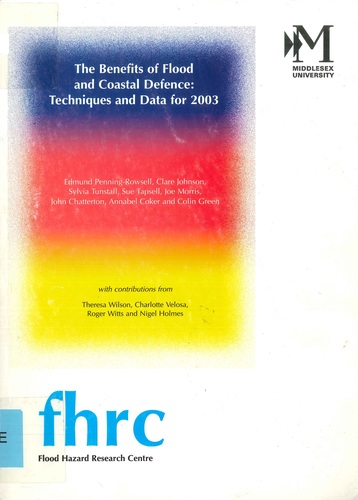 The benefits of flood and coastal defence: techniques and data for 2003
