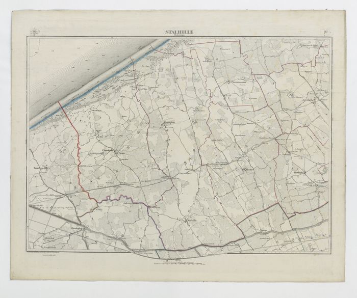 Carte topographique de la Belgique, dress�e sous la direction de Ph.Vander Maelen, fondateur de l'�tablissement g�ographique de Bruwelles, � l'�chelle de 1 � 20.000, en 250 feuilles. - Stalhille