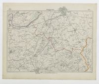 Carte topographique de la Belgique, dress sous la direction de Ph.Vander Maelen, fondateur de l'ablissement ggraphique de Bruwelles, l'helle de 1 20.000, en 250 feuilles. - Termonde