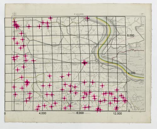 Carte topographique de la Belgique, dressée sous la direction de Ph.Vander Maelen, fondateur de l'établissement géographique de Bruwelles, à l'échelle de 1 à 20.000, en 250 feuilles. - Calloo