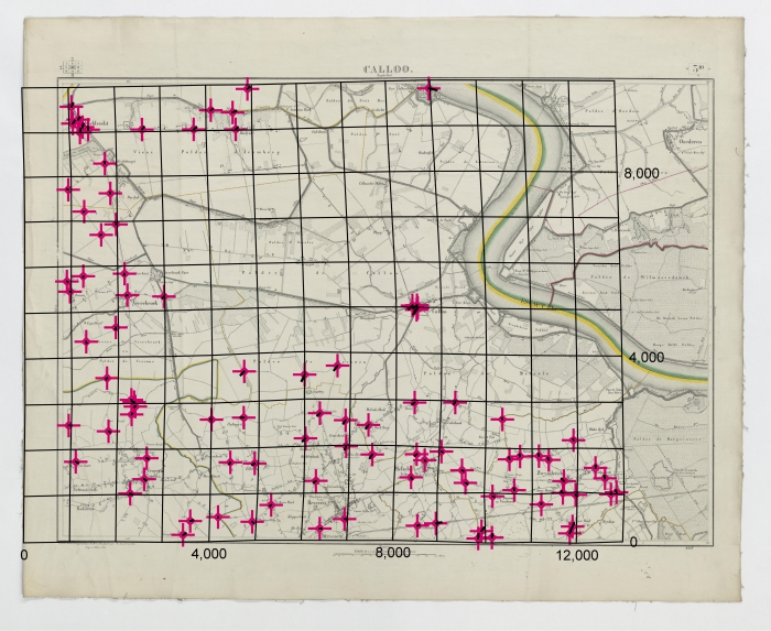 Carte topographique de la Belgique, dress�e sous la direction de Ph.Vander Maelen, fondateur de l'�tablissement g�ographique de Bruwelles, � l'�chelle de 1 � 20.000, en 250 feuilles. - Calloo