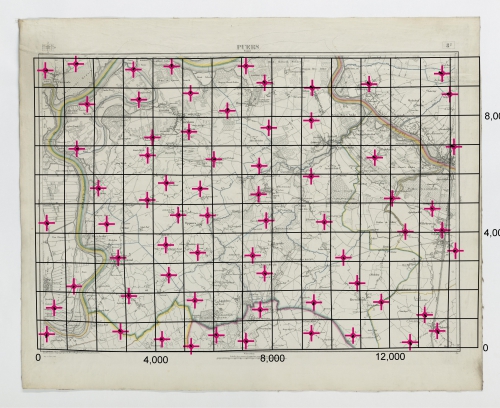 Carte topographique de la Belgique, dressée sous la direction de Ph.Vander Maelen, fondateur de l'établissement géographique de Bruwelles, à l'échelle de 1 à 20.000, en 250 feuilles. - Puers