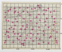 Carte topographique de la Belgique, dressée sous la direction de Ph.Vander Maelen, fondateur de l'établissement géographique de Bruwelles, à l'échelle de 1 à 20.000, en 250 feuilles. - Termonde