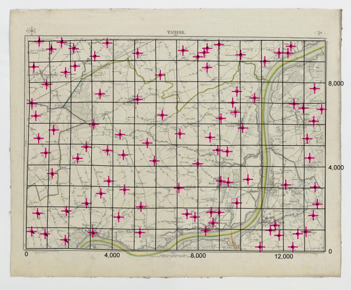 Carte topographique de la Belgique, dress�e sous la direction de Ph.Vander Maelen, fondateur de l'�tablissement g�ographique de Bruwelles, � l'�chelle de 1 � 20.000, en 250 feuilles. - Tamise