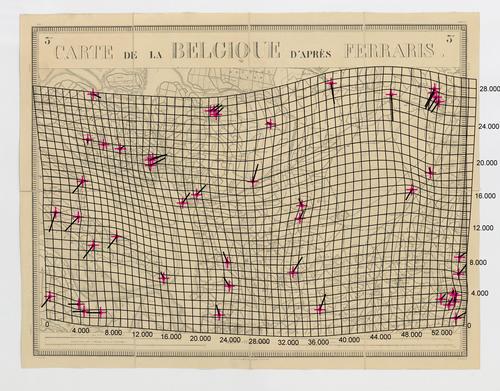 Carte de la Belgique d'après Ferraris, augmentée des plans des six villes principales et de l'indication des routes, canaux et autres traveaux exécutés depuis 1777 jusqu'en 1831. 42 feuilles. II Berg-op-Zoom