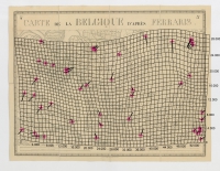 Carte de la Belgique d'aprs Ferraris, augmente des plans des six villes principales et de l'indication des routes, canaux et autres traveaux excuts depuis 1777 jusqu'en 1831. 42 feuilles. II Berg-op-Zoom