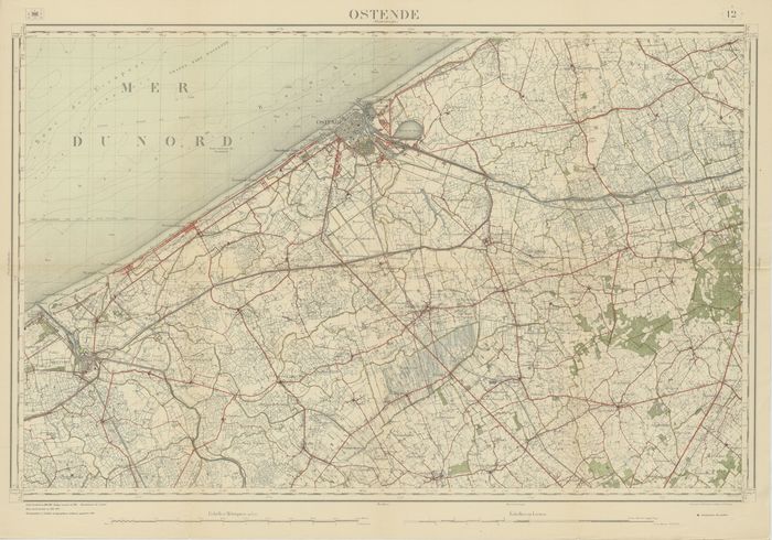 Stafkaart van Ostende (Oostende), 12.