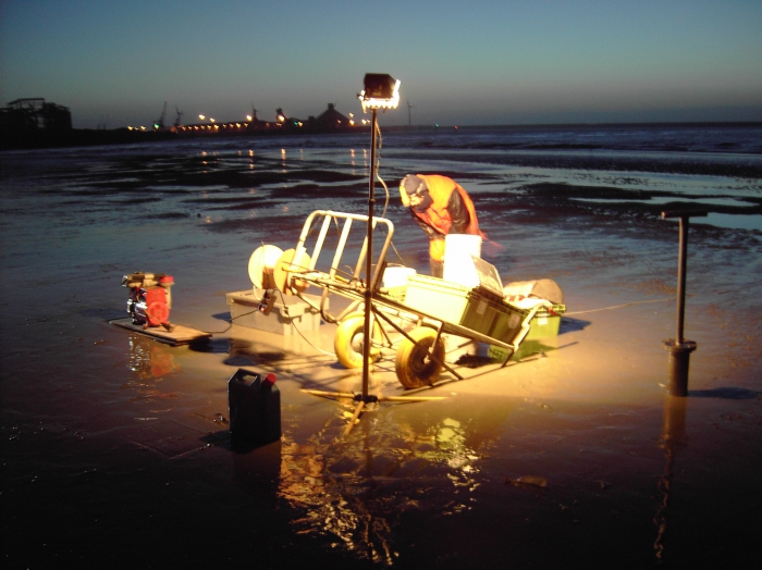 Beam trawl experiment Beam trawl experiment