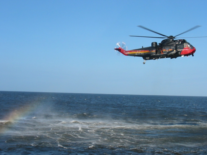Excercice with Sea King Excercice with Sea King
