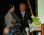 Overhandiging 'Groene jutter 2008' door Prins Laurent
