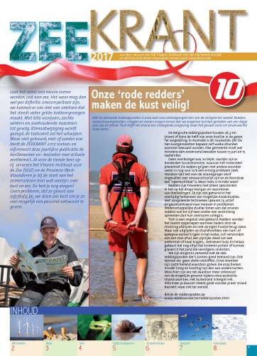 Zeekrant 2017: jaarlijkse uitgave van het Vlaams Instituut voor de Zee en de Provincie West-Vlaanderen
