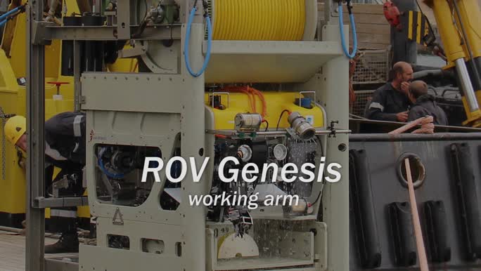 ROV Genesis - working arm