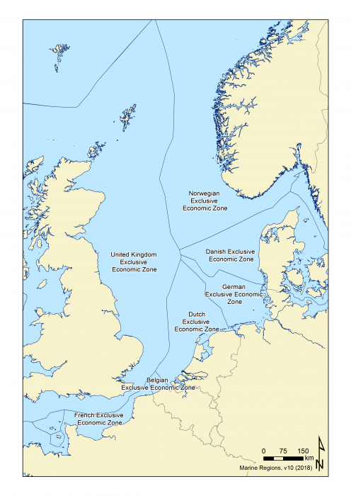 Map of the week – Exclusive Economic Zones  European Marine Observation  and Data Network (EMODnet)