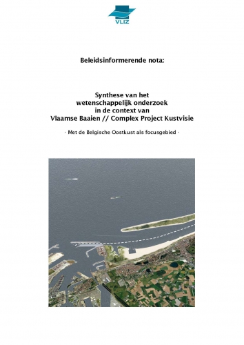 Beleidsinformerende nota: Synthese van het wetenschappelijk onderzoek in de context van Vlaamse Baaien