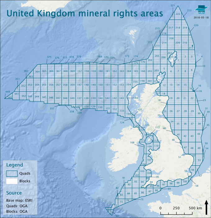 United Kingdom mineral rights areas