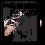 Thermal affinities for European marine species.groups