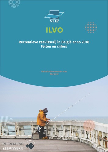 Recreatieve zeevisserij in België anno 2018 - Feiten en cijfers Recreatieve zeevisserij in België anno 2018 - Feiten en cijfers