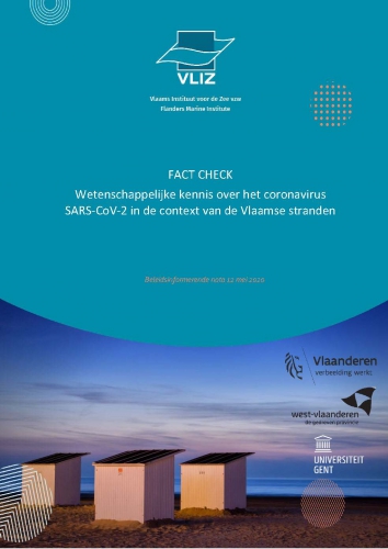 Fact Check. Wetenschappelijke kennis over het coronavirus SARS-CoV-2 in de context van de Vlaamse stranden