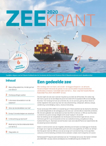 Zeekrant 2020: jaarlijkse uitgave van het Vlaams Instituut voor de Zee en de Provincie West-Vlaanderen Zeekrant 2020: jaarlijkse uitgave van het Vlaams Instituut voor de Zee en de Provincie West-Vlaanderen