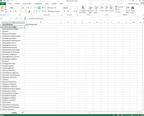 Demo - how to use the Taxon Search