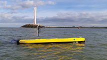 USV Adhemar voor het eerst haven Oostende binnen
