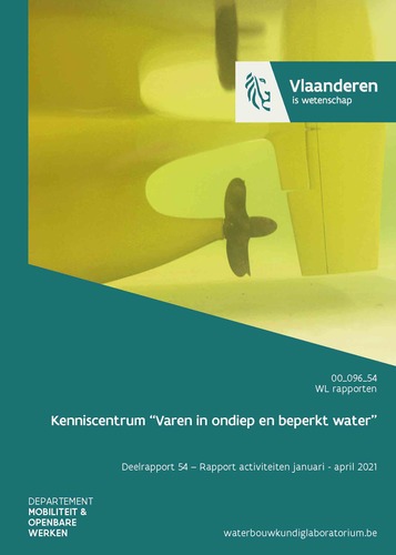 Kenniscentrum "Varen in ondiep en beperkt water": deelrapport 54. Rapport activiteiten januari-april 2021