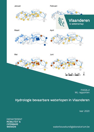 Hydrologie bevaarbare waterlopen in Vlaanderen: jaar 2020