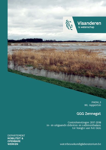 GGG Zennegat - Controlemetingen 2017-2018 in- en uitgaande debieten en sedimentbalans ter hoogte van het GGG