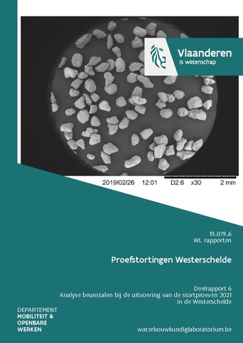 Proefstortingen Westerschelde: deelrapport 6. Analyse beunstalen bij de uitvoering van de stortproeven 2021 in de Westerschelde