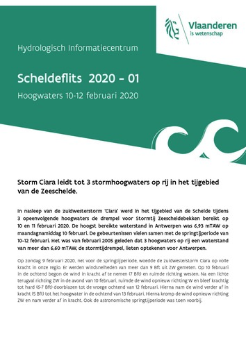 Hoogwaters 10-12 februari 2020