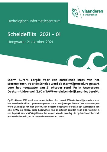Hoogwater 21 oktober 2021 Hoogwater 21 oktober 2021