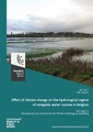 Effect of climate change on the hydrological regime of navigable water courses in Belgium: sub report 7. Development of a framework for flexible hydrological modelling