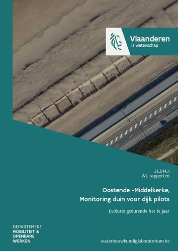 Oostende-Middelkerke, Monitoring duin voor dijk pilots: evolutie gedurende het 1e jaar